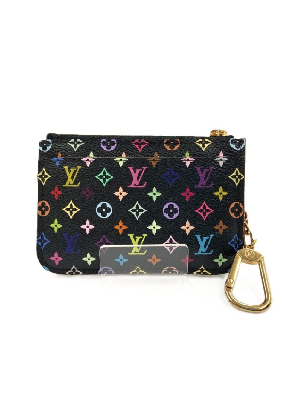 Louis Vuitton Monogram Multicolor Pochette Cles Coin Purse Key Case